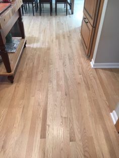 the kitchen is clean and ready to be used as a dining room or living room