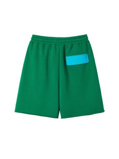 Details: Bursting with vibrancy, these green coloured shorts exude a springtime vibe. Loose fit, elasticated waistband with drawstring design, side pockets Slightly rolled hem, back pockets with a splash of blue, casual and spontaneous. Materials & Care: Polyester fibre 100% (except trim) Hand wash | Dry clean Do not bleach Size & Fit: Model is 5'7", Bust 32, Waist 24, Hips 35, wearing a size S Item #: JN1PA48 Green Cotton Bottoms With Built-in Shorts, Green Drawstring Summer Shorts, Green Bottoms With Built-in Shorts, Green Cotton Drawstring Shorts, Green Drawstring Shorts For Spring, Green High-waisted Shorts With Pockets, Green Casual Shorts, Green Bottoms With Pockets, Short Length, Green Bottoms With Side Pockets For Summer