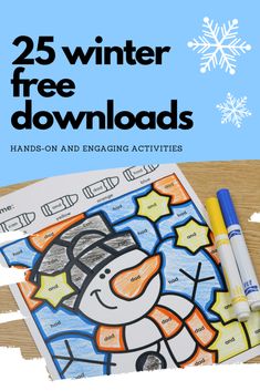 the 25 winter free printables for kids