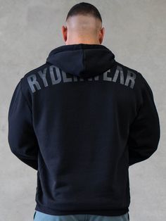 Model is 176cm tall. He usually wears a size XL/XXL and is wearing a size XL. His chest measures 117cm and his waist measures 94cm.
  Relaxed fit Hoodie with drawcord Pockets Raw cut seam details Woven Ryderwear label Made from a soft brushed fleece fabric  Main: 65% Polyester/35% Cotton
Rib: 62% Polyester/33% Cotton/5% Elastane

Recommended for lifestyle. Gym Bag Essentials, Quest Nutrition, Gym Ideas, Cropped Joggers, Long Sleeve And Shorts, Rest Days, Athletic Sports, Essential Bag, Workout Hoodie