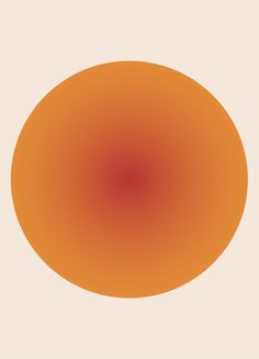 an orange circle on a white background