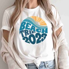 Beach Shirt, Summer Shirt, Beach Shirts For Women, Vacation Shirt, Summer Tees, Summer Shirts For Women, Beach Trip Shirt, Beach Vacation 🎁 Welcome to FB Apparel Co! We want to provide you with a delightful shopping experience, and we're here to assist you every step of the way. 🔍 Prior to finalizing your purchase, we recommend examining the images closely to ensure the size, color, and theme align with your preferences. Your satisfaction is our priority! 👕 Personalize your shirt effortlessly White Summer Shirt For Beach Party, White Beachwear Shirt For Beach, White Camp Shirt For Beach Vacation, Beachy Shirt For Beach Party, White Beach Vacation Shirt, White Graphic Print Shirt For Beach Party, White Summer Vacation Shirt, White Beach Shirt For Vacation, Beachy White Beach Shirt