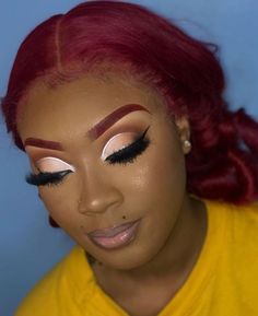 Dark Skin Eyeshadow, Artistic Eyeshadow, Fall Eye Makeup, Different Makeup Looks, Day Makeup Looks, Shimmer Makeup, Prom Makeup Looks, Full Glam