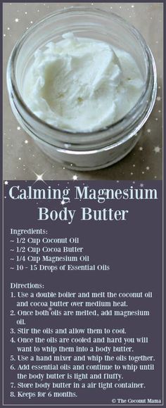 Magnesium Body Butter, Health Coconut Oil, Topical Magnesium, Benefits Of Coconut, Săpunuri Handmade, Magnesium Oil, Diy Kosmetik, Coconut Oil Uses, Homemade Lotion