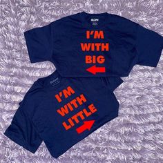 Show your love for your little with a cute big little shirt! Our shirts are custom made to order, and sure to put a smile on both your little and your face. Don't see the design you want? Feel free to view our custom big little shirt listing, or message me! Big Little Sorority Shirts, Big Little Shirts, Heart Sunglasses, Sorority Shirts, Smile On, Big Little, Star Shirt, Love On Tour, Bronx