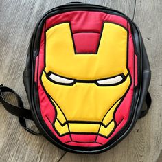 Disney Marvel Avengers Ironman Helmet Convertible Backpack Crossbody Bag New With Out Tags/Never Used. Ironman Helmet, Convertible Backpack, Disney Marvel, Marvel Avengers, Red Gold, Iron Man, Convertible, Avengers, Crossbody Bag