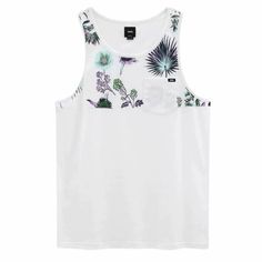 Get ready for the summer with the new Vans Hilby Tank Vest. White Tank