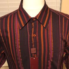 New Shirt Short Sleeve With The Tags Color Burgundy Classic Burgundy Button-up Shirt, Chamois Shirt, Newport Blue, Green Plaid Shirt, Lumberjack Plaid, Flannel Men, Burgundy Button-up Shirt With Button Closure, Striped Linen Shirt, Brothers Shirts