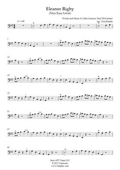 the music sheet for elearr rugby