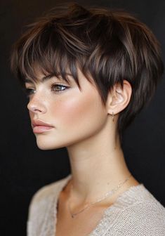 Layers add texture, movement, and volume to your hair, making it an essential trend for 2025. Discover 24 layered haircuts that will have you falling in love with your hair all over again. From short and sassy to long and flowing, these styles work for all hair types and lengths, giving your look a fresh update. French Hairstyles Short, Short Bob Hairstyles With Bangs, Trendy Layered Haircuts, French Hairstyles, Ladies Short Hair, Layered Haircuts With Bangs, Bob Haircut Curly, New Short Hairstyles, Medium Layered Haircuts