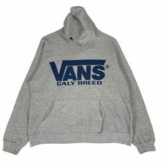 PLEASE ASK ANY QUESTION BEFORE BUYING THIS IS USED CLOTHING PLEASE DONT EXPECTED IT TO BE LIKE NEW OR IN PRISTINE CONDITION Vintage 90s VANS Hoodie Sweatshirts Caly Breed California Skateboarding Sweater Size Large tag hanes material polyester 50% cotton 50% saiz on tag L (large) Mesasures About ( Approximately) -Armpit to Ampit : 23.5 inch -Length (back collar down) : 23.5 inch Condition : used vintage condition 7.5/10 **No Stains And No Hole** **a little tears at hoodie see picture detail.. 90s Letter Print Hoodie For Streetwear, 90s Style Letter Print Hoodie For Streetwear, Casual Sweatshirt With Drawstring Hood For Winter Sports, Casual Hoodie With Drawstring Hood For Winter Sports, Casual Hoodie For Winter Sports With Drawstring Hood, 90s Streetwear Hoodie With Crew Neck, 90s Crew Neck Hoodie For Streetwear, 90s Winter Sweatshirt With Logo Print, 90s Style Crew Neck Streetwear Hoodie