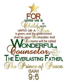 a christmas tree with the words for children in gold and green, on a white background