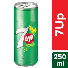 a can of 7up soda with the number seven on it