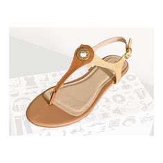 Bamboo Nadya-30 Womens Chestnut Flat Sandals By Activewearhub Color Chestnut Women Flat Sandals Beige Flat T-strap Sandals, Chic Brown Adjustable T-strap Sandals, Trendy Brown T-strap Flat Sandals, Chic Brown Flat T-strap Sandals, Adjustable Brown Flat T-strap Sandals, Trendy Brown T-strap Sandals, Casual Gold T-strap Sandals With Ankle Strap, Gold Casual T-strap Sandals With Ankle Strap, Casual Gold T-strap Ankle Sandals