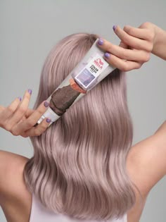 Blonde Hair Mask, Color Fresh Mask, Wella Color Fresh, Lilac Hair, Wella Hair, Dirty Blonde Hair, Wella Color, Low Lights Hair