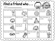 spanish language worksheet with pictures and words