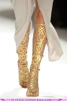 Ellie Tahari - gold shoes Sandal Boots, Cage Dress, Golden Mirror, Mode Shoes, Dress Boots