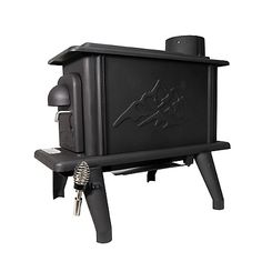 an image of a stove that is in the shape of a horse on it's back legs