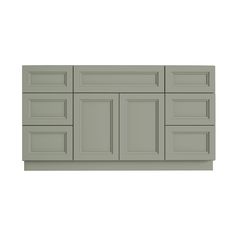 Sage Green 60 Bathroom Vanity Combo w/ Drawers Sage Green Vanity Bathroom, Sink With Drawers, 60" Bathroom Vanity, Vanity Drawer, Vintage Sink, Green Vanity, 30 Vanity, Wood Range Hood, Vanity Drawers