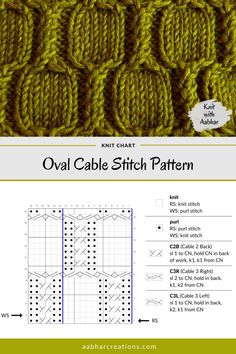 the crochet cable stitch pattern is shown in yellow