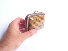 This beautiful mini purse. It is suitable for storing coins or banknotes. Made in the 1960s. Good vintage condition. The purse is used. Great idea for mommy gift or woman gift! Dimensions: 8 cm x 6 cm / 3.1 in x 2.4 in. All photos are real. FOR MORE DETAILS, PLEASE LOOK AT THE PICTURES. If you have any questions please email me. PAYMENT We accept PayPal and credit/debit cards. Estimated shipping times: Canada: 10-20 business days Japan: 10-20 business days United States: 10-25 business days Euro Gift Rectangular Clutch With Card Slots, Brown Portable Coin Purse For Gift, Portable Brown Coin Purse For Gift, Brown Coin Purse For Gifts, Brown Clutch Coin Purse Gift, Brown Rectangular Portable Coin Purse, Brown Clutch Coin Purse As Gift, Retro Rectangular Coin Purse For Daily Use, Retro Brown Coin Purse For Gift