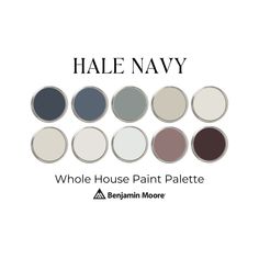 the color palette for hale navy