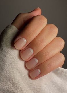 12 Old Money Nail Ideas That Are the Epitome of Quiet Luxury | The Everygirl White Skincare, Sophisticated Nails, Half Moons, Mens Nails, Spring Nail Trends, Nails Green, Green Nail