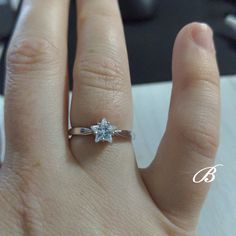 This is so much prettier in person. Now, I can look at this subtle reminder of my favorite fictional character and smile every day (Diana on Jun 14, 2020) Star Diamond Ring, Diamond Ring Silver, Silver Promise Rings, Valentine's Gift, Valentines Gifts For Her, Star Ring, Customer Feedback, Cz Diamond, Ring Silver