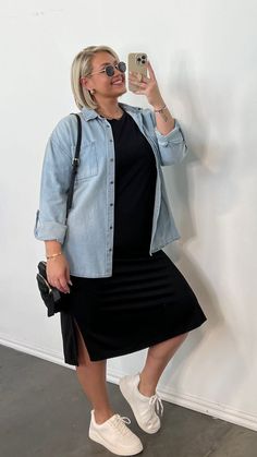 Curvy Casual Outfits, Outfits Gorditas, Shirt Dress Outfit, Plus Size Fall Outfit, Look Plus Size, Classy Casual Outfits, Shirt Dress Style, Style Mistakes, Curvy Outfits