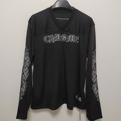 Brand: Chrome Hearts Size: S Color: Black Mesh Breathable Fabric Long Sleeve Brand Printing Brand New With Tags Chrome Hearts Shirt, Chrome Hearts, Black Mesh, Breathable Fabric, Black Color, Mens Shirts, Man Shop, Mesh, Brand New