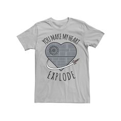 a t - shirt that says you make my heart explode