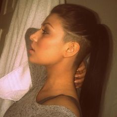 Unique Undercut, Undercut Ponytail, Half Shaved, Shaved Undercut, Undercut Women, Trending Hairstyles