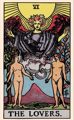 Lovers tarot card the lovers tarot card tarot reading Kartu Tarot, Lovers Tarot Card, The Lovers Tarot Card, The Lovers Tarot