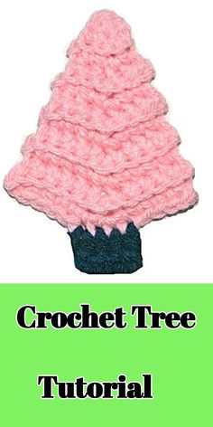 a crochet tree is shown with the words crochet tree on it