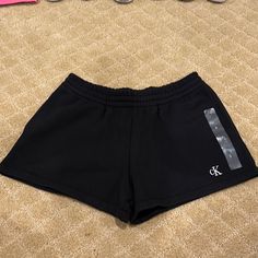 This Are Brand New Calvin Klein Comfy Sweat Shorts In Black. They Are A Size Small. Calvin Klein Shorts Woman, Sporty Calvin Klein Summer Shorts, Calvin Klein Sporty Shorts For Summer, Trendy Calvin Klein Summer Bottoms, Calvin Klein Sporty Summer Shorts, Calvin Klein Bottoms With Elastic Waistband, Calvin Klein Cotton Bottoms With Elastic Waistband, Calvin Klein Loungewear Summer Shorts, Calvin Klein Summer Loungewear Shorts