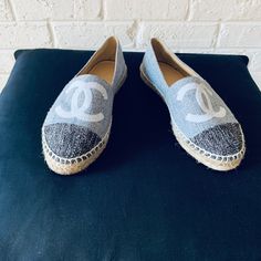 Brand New Chanel Espadrilles, Shoes Chanel, Chanel Shoes, Limited Time, Espadrilles, Color Blue, Chanel, Women Shoes, Brand New