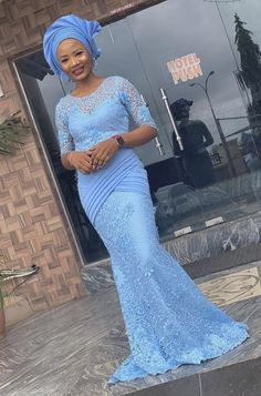 Lace Asoebi, Latest Lace Styles, Lace Skirt And Blouse, African Party Dresses