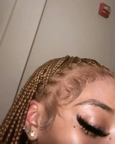 Honey Brown Knotless Braids, Braids Low Bun, Xs Knotless, Xs Knotless Braids, Brown Knotless Braids, Small Knotless Braids