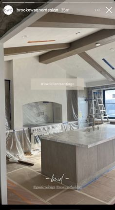 an image of a kitchen being remodeled in the process of remodeling it