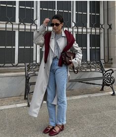 Red Flats Outfit, Red Shoes Outfit, Mary Jane Shoes Outfit, Casual Dinner Outfit Summer