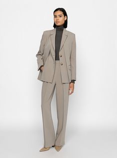 Discover the Gabriele Cut-out Blazer, a chic addition to elevate your style. This blazer boasts an open-cut detail, adding an element of sophistication. With a straight fit and versatile design, perfect for a fashion-forward look. Pair with the Gabriele Signature Pants for an effortlessly sophisticated ensemble. SIZE & Casual Blazer Women, Mom Outfit, Summer 2025, Blazer Women, Flowers Fabric, Uniform Design, Clothes Women, Designs For Dresses, Abayas Fashion