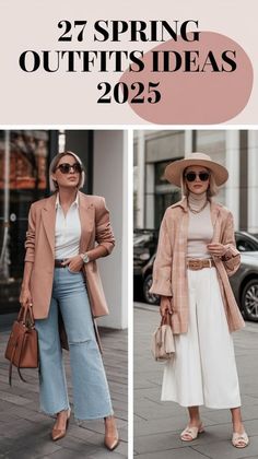 Loafers For Women Outfit Spring, 2025 Casual Fashion Trends, Trend Spring 2025 Outfit, Spring Fashion 2025 Trends, 2025 Work Outfits, Spring Outfits 2025 Trends, 2025 Womens Fashion Trends