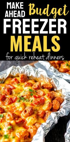 the best freezer meals for quick, reheat dinners are in this post