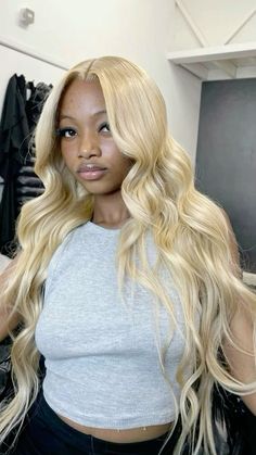 Lace Wig Hairstyles, 18th Photoshoot, Blonde Lace Wig, Senior 25, Air Style, Braided Hairstyles For Black Women Cornrows, Blonde Ponytail, Birthday Hairstyles