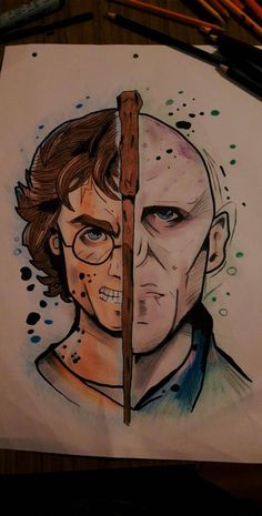 Sketch Ideas Harry Potter, Harry Potter Sketch Ideas, Harry Potter Characters Drawings, Cute Harry Potter Drawings, Watercolour Art Ideas Creative, Hogwarts Drawings, Dibujo Harry Potter, Harry Potter Drawings Sketches, Drawing Ideas Harry Potter