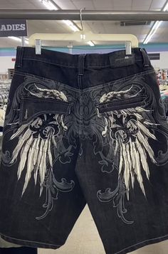 Thrifting Aesthetic Outfits, Affliction Pants, Affliction Outfits, Paint For Clothes, Jeans Thrift, Y2k Alternative Fashion, Emo Pants, Thrift Store Clothes, Affliction Jeans