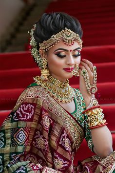 Indian Woman, Bridal Makeup, I Hope, Makeup, Bridal Make Up, Make Up