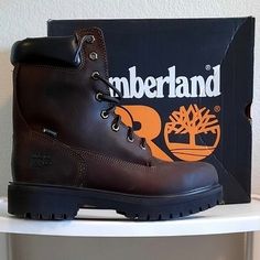 New With Tags, It's Timberland Pro's, Direct Attach Waterproof Winter Boots In A Rich Brown Color. Size Is 10 Wide. So Durable!! Timberland Steel Toe Waterproof Boots, Timberland Waterproof Boots With Steel Toe, Timberland Insulated Work Boots For Outdoor, Timberland Waterproof Boots With Reinforced Toe, Rugged Closed Toe Waterproof Boots For Winter, Rugged Waterproof Boots With Closed Toe For Winter, Timberland Steel Toe Winter Work Boots, Outdoor Plain Toe Waterproof Boots With Protective Feet, Waterproof Closed Toe Boots With Reinforced Heel For Outdoor