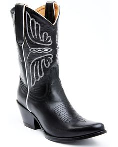 Lucchese Women's Ericka Fashion Booties - Round Toe | Boot Barn Black Western Boots, Womens Cowgirl Boots, Boot Barn, Western Booties, Cowboy Boots Women, Indie Outfits, Boots Shoes, Short Boots, Cowgirl Boots