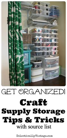 craft supply storage tips and tricks with source list